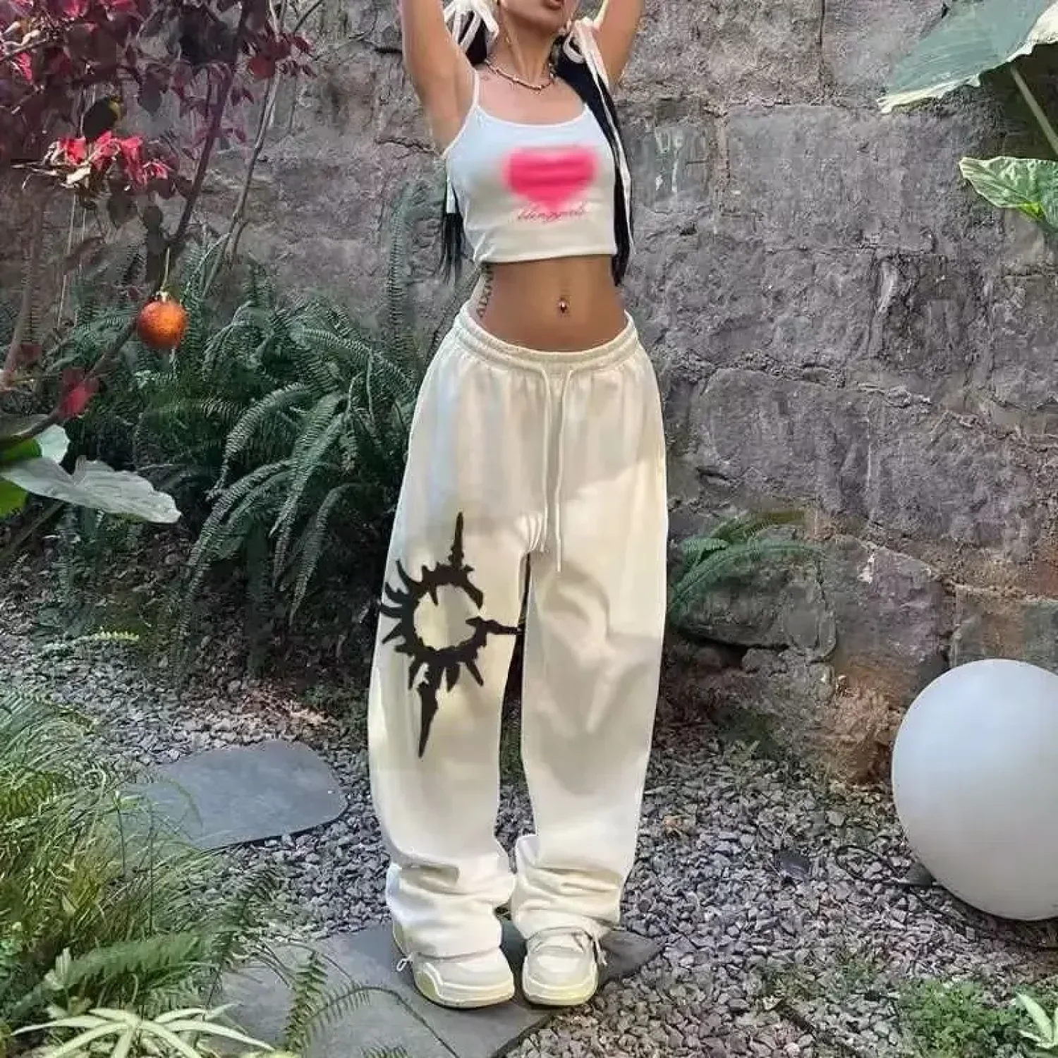 Y2K Gothic Baggy Pants