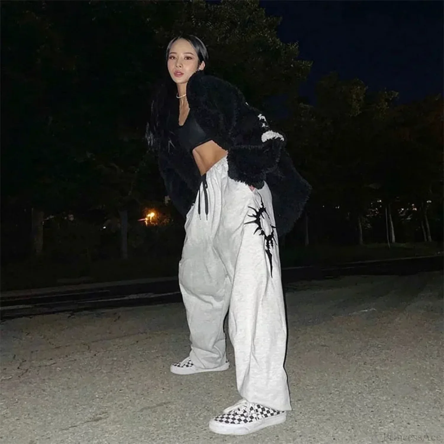 Y2K Gothic Baggy Pants - Image 3
