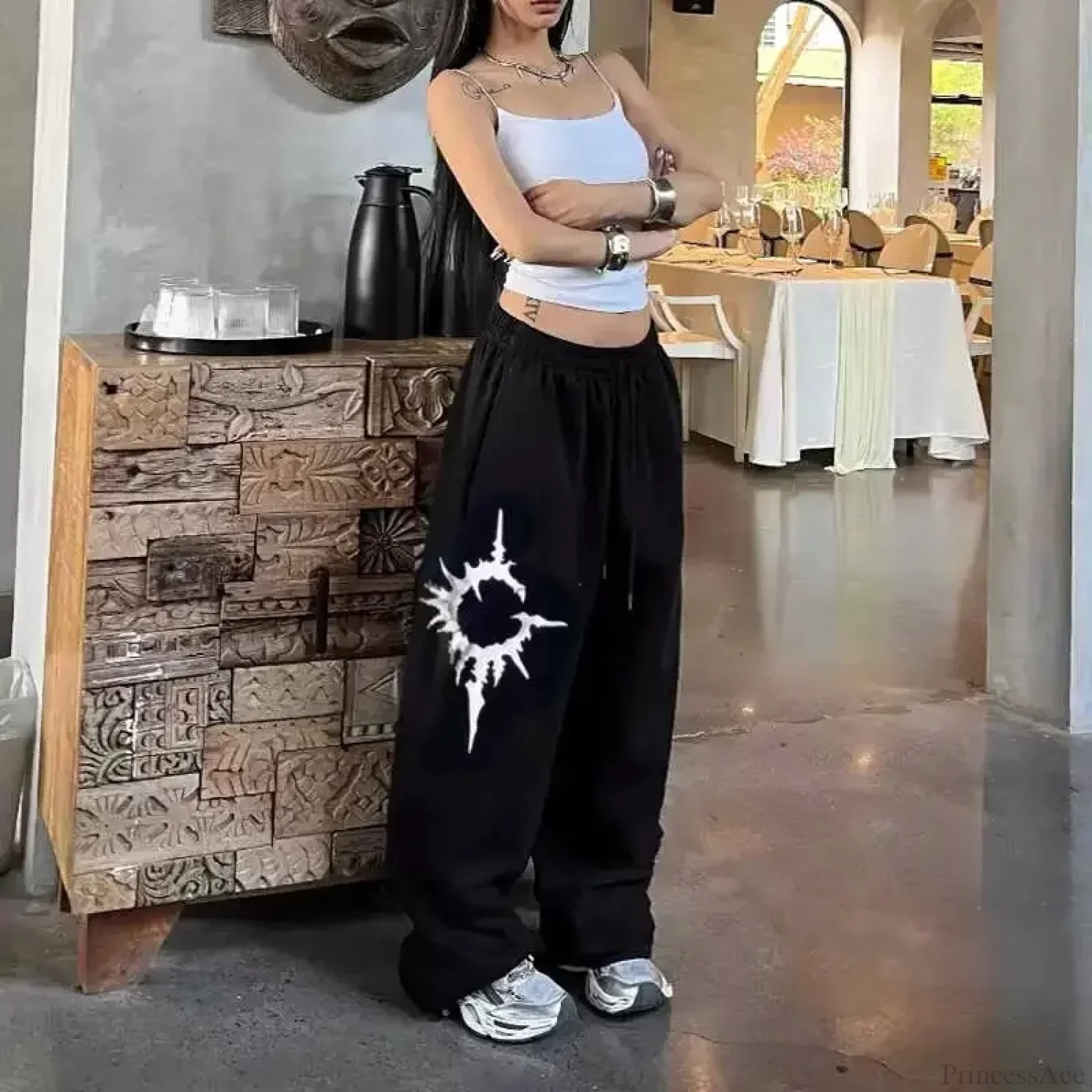 Y2K Gothic Baggy Pants - Image 5