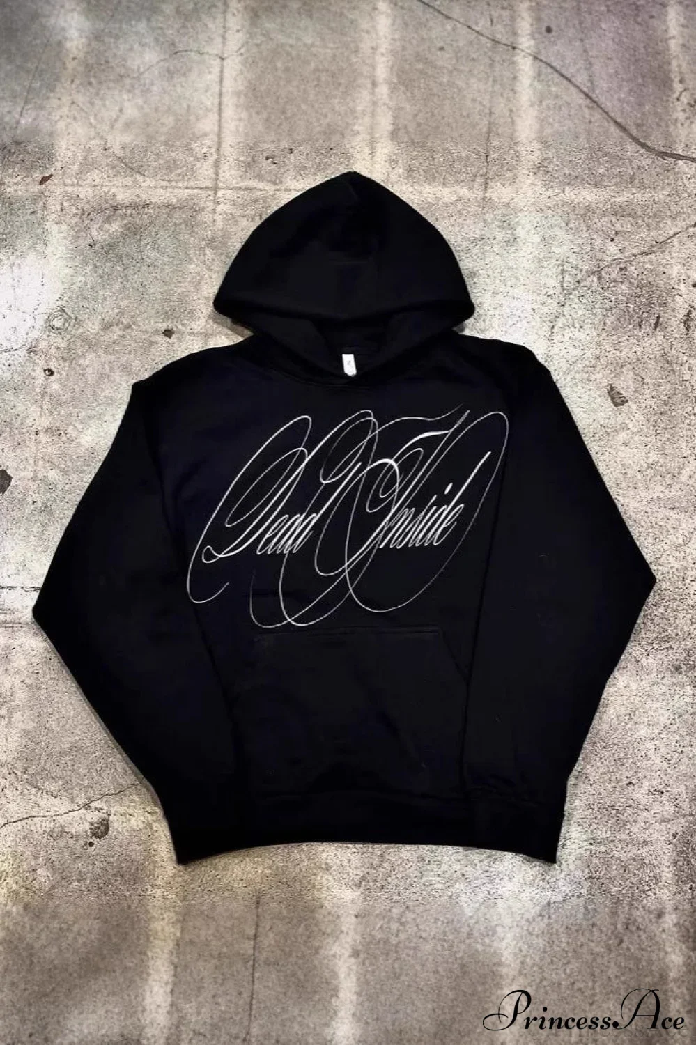 Y2K Gothic Street Vintage Print Hoodie - Image 3