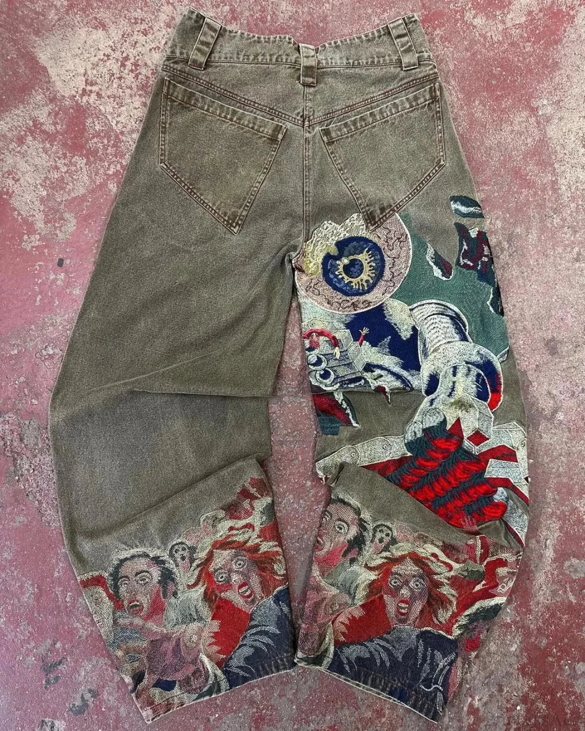 Y2K Gothic Streetwear Baggy Pant - Image 2