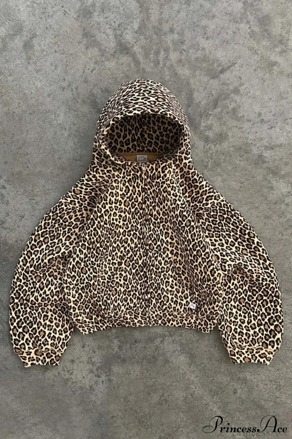 Y2K Leopard Print Hip-Hop Hoodie - Image 3