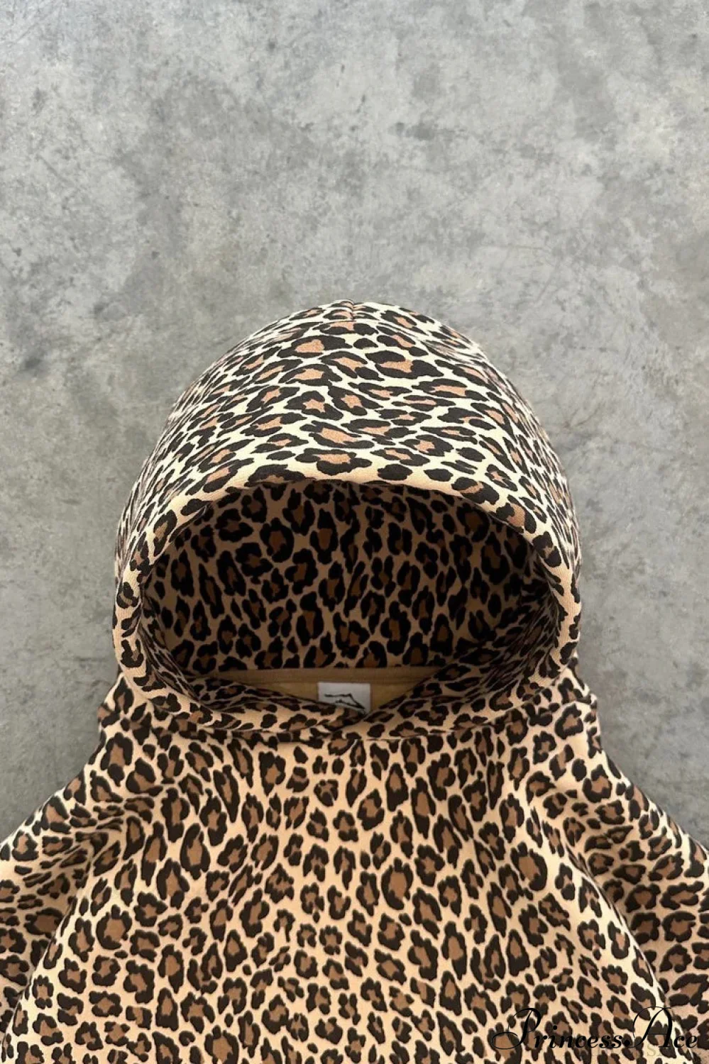 Y2K Leopard Print Hip-Hop Hoodie - Image 4