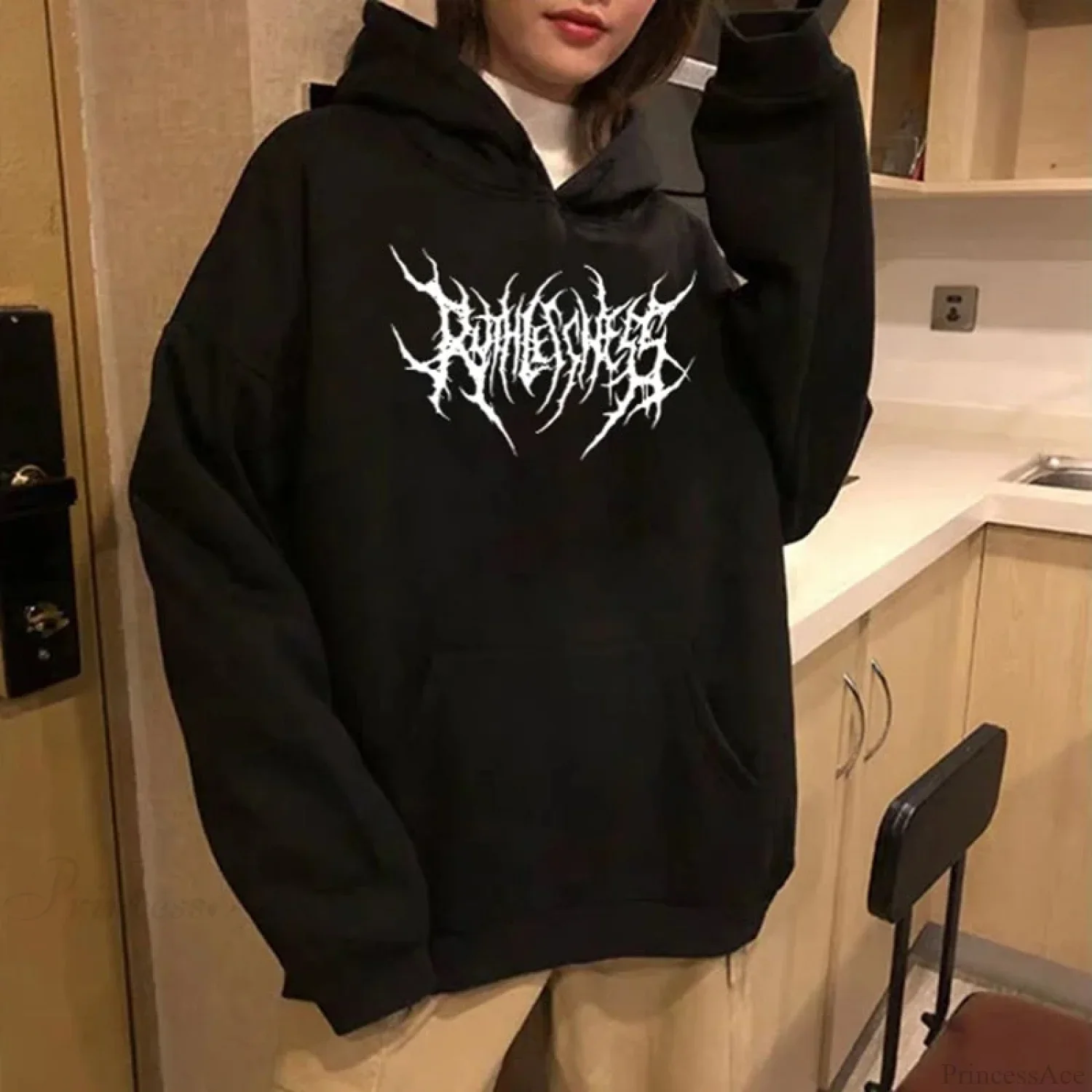 Y2K Mysterious Harajuku Hoodie - Image 2