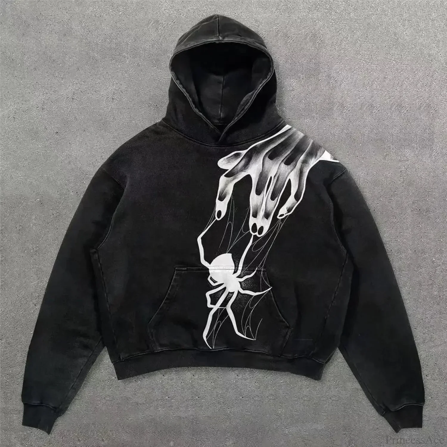 Y2K Mysterious Rap Urban Hoodie - Image 2