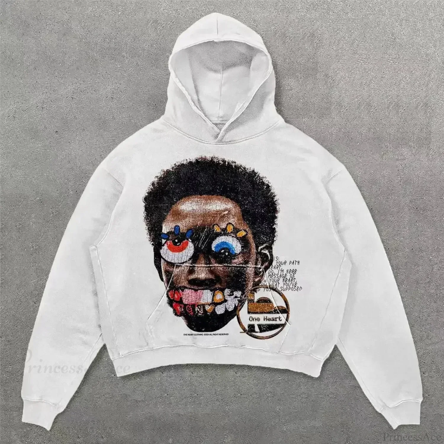 Y2K Mysterious Rap Urban Hoodie - Image 6