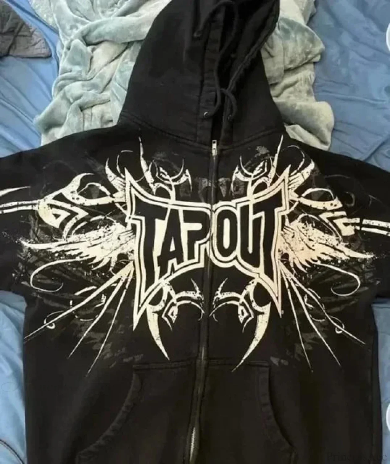 Y2K Mysterious Visual Zipper Hoodie - Image 4