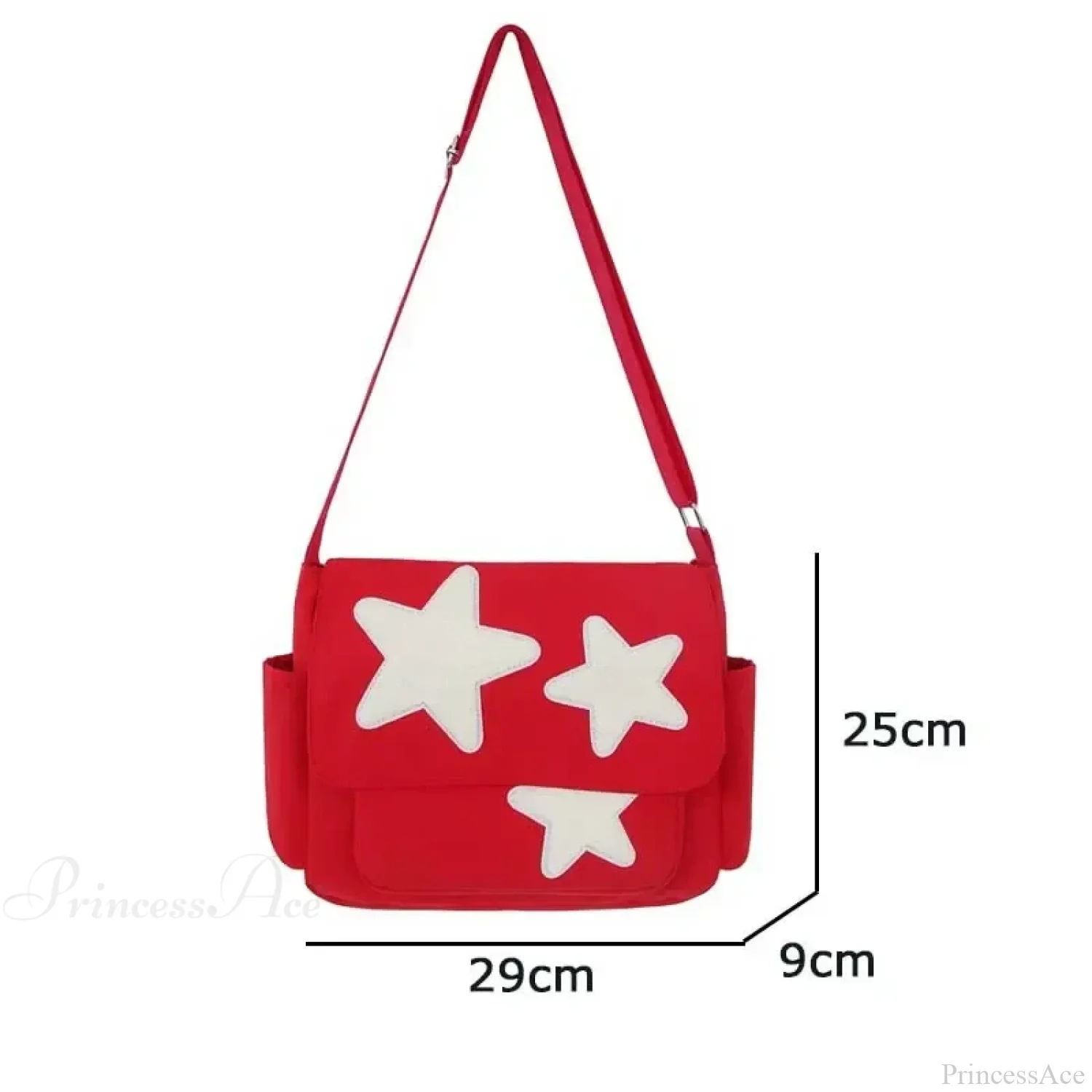 Y2K Star Pattern Crossbody Shoulder Bag - Image 6