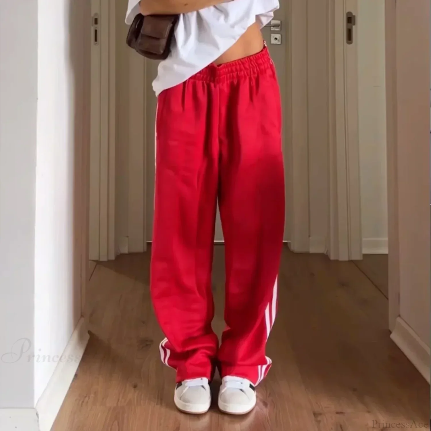 Y2K Striped Baggy Track Jogger Sweatpants Pant - Image 6