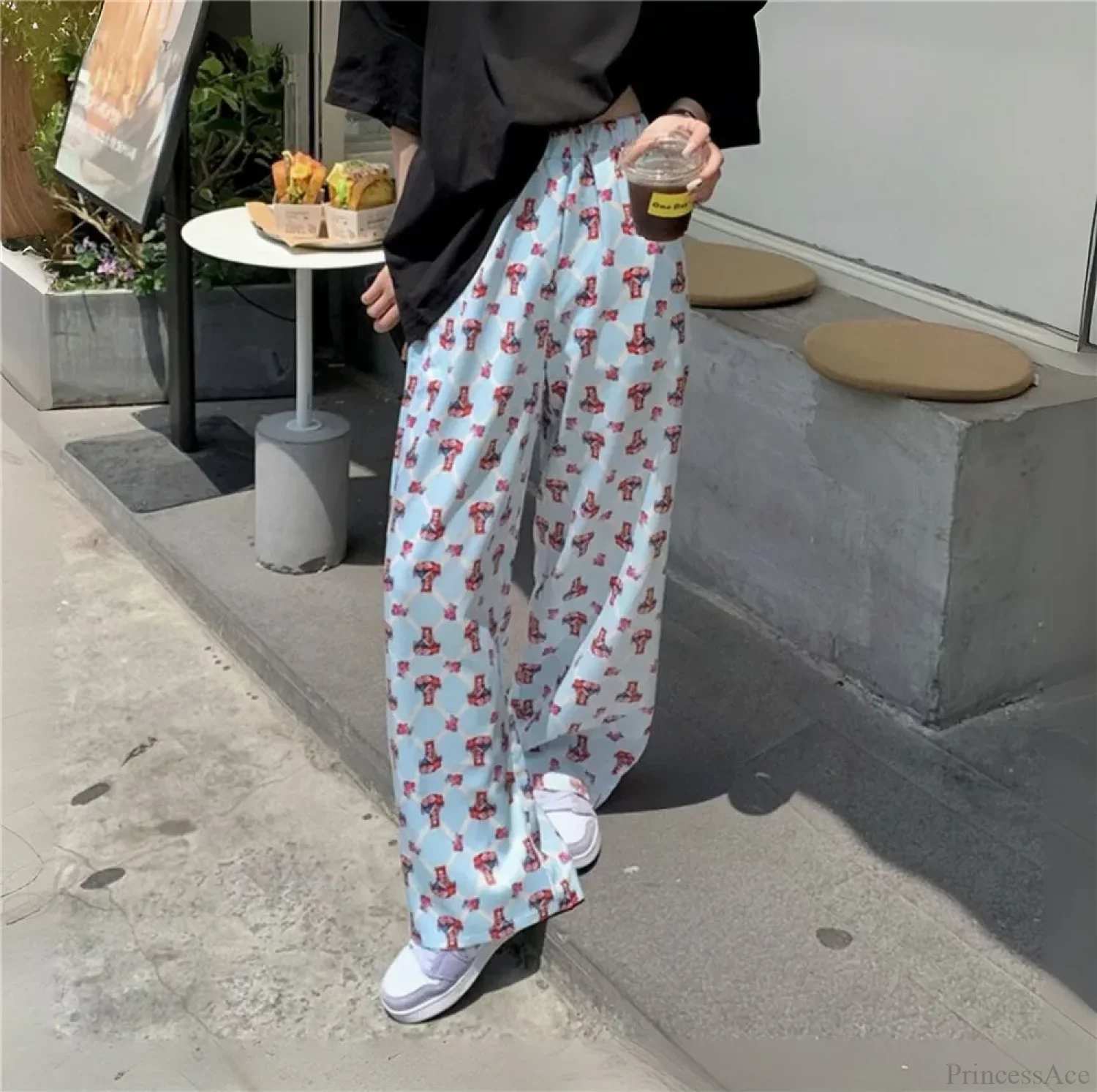 Y2K Vintage High Waisted Sweet Street Pant