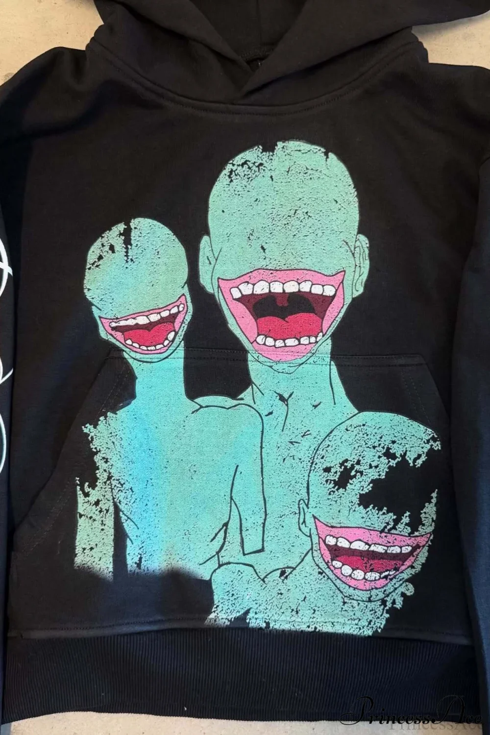 Y2K Whimsical Character Pullover Hoodie - Image 3