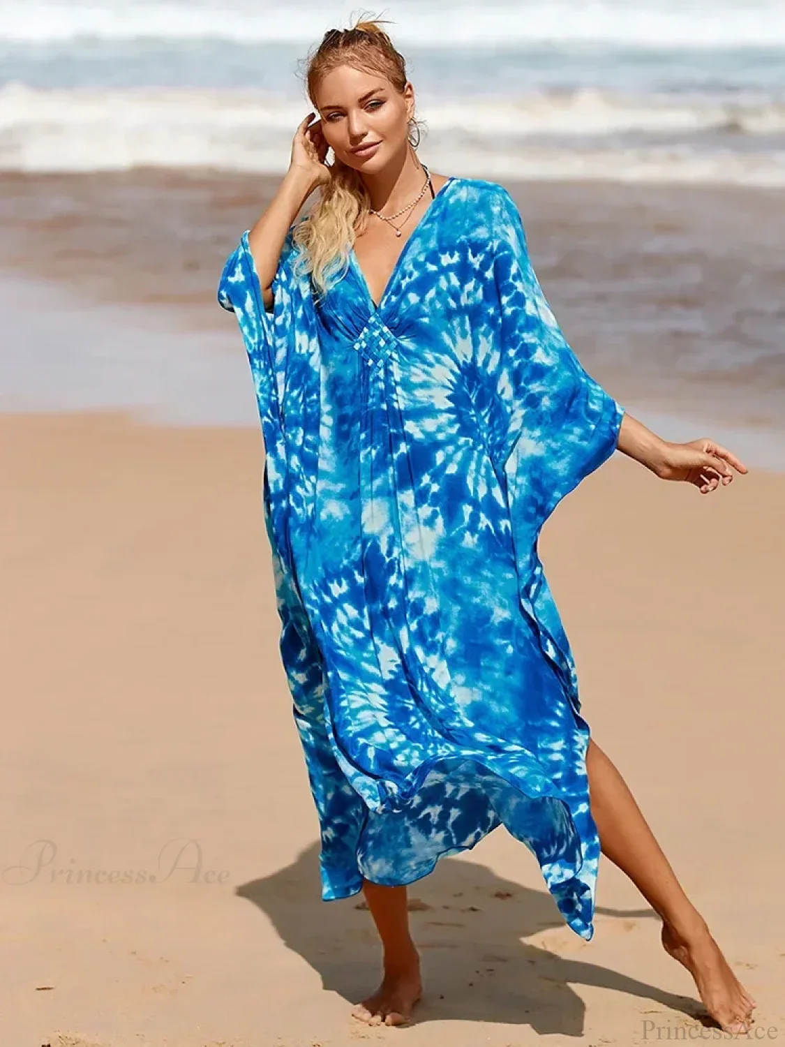Zebra Stripes Long Dress Cover Up - Image 12
