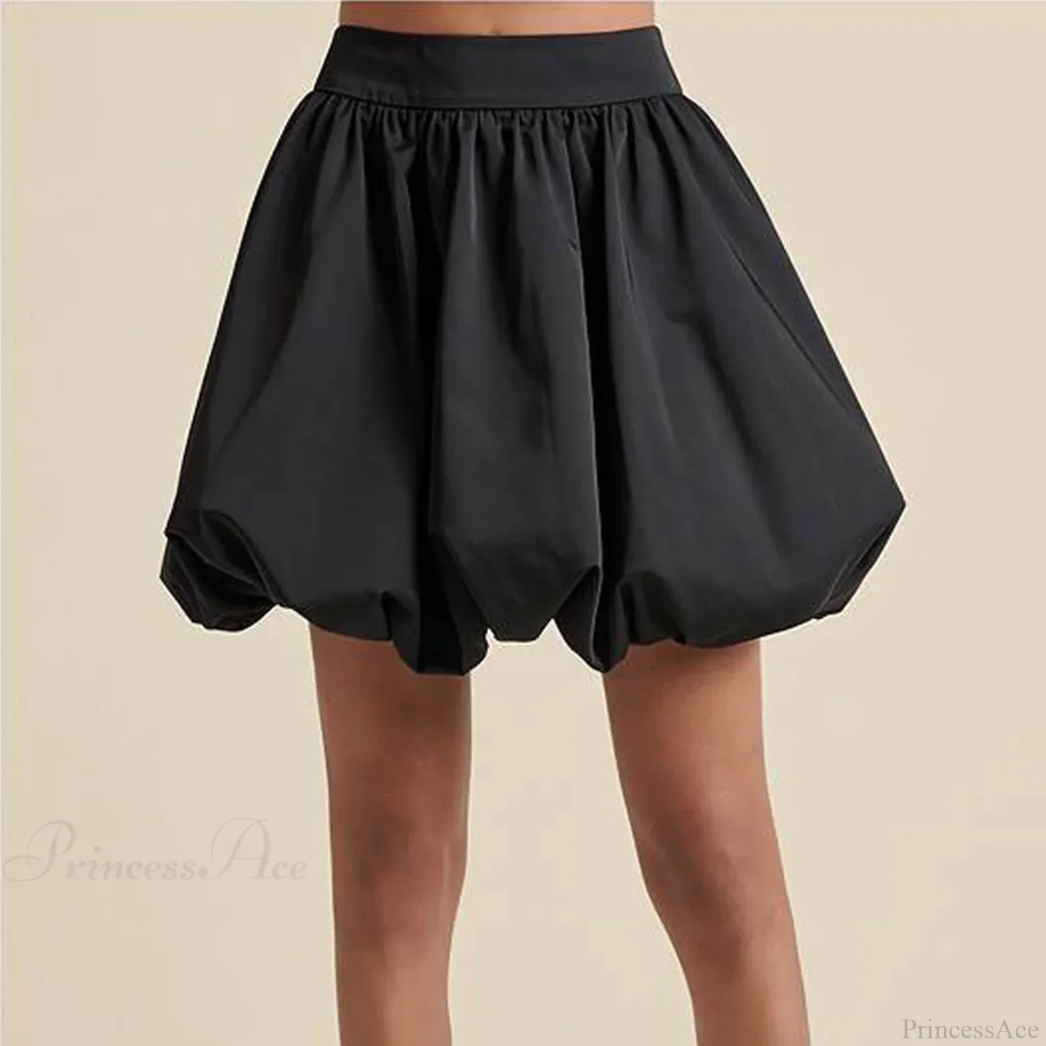 Zip Up Puffball Bubble Skirt